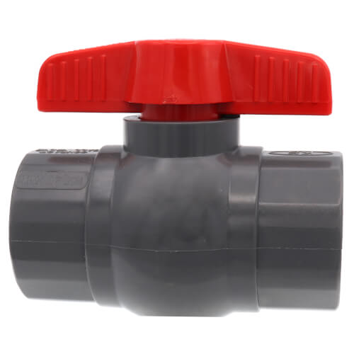 Main product image of 2" 770G SCH 80 Gray PVC Ball Valve (Threaded)