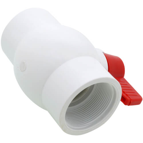 Main product image of 2" 770N SCH 40 Economy PVC Ball Valve - Threaded Ends