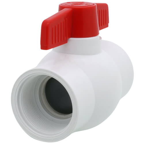 Main product image of 2" 770N SCH 40 Economy PVC Ball Valve - Threaded Ends