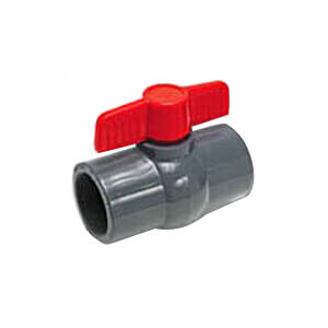 Main product image of 4" 770G SCH 80 PVC Ball Valve w/ Threaded Ends (Gray)