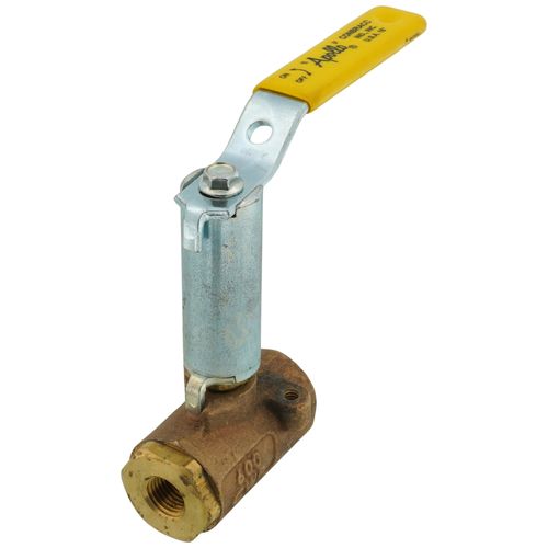 Main product image of 1/4" FNPT Full Port 2-Piece Ball Valve w/ Mounting Pad, Stainless Steel Ball & 2-1/4" Stem
