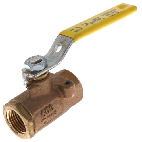 Main product image of 1/2" Bronze Full Port Threaded Ball Valve w/ Stainless Steel Ball & Stem