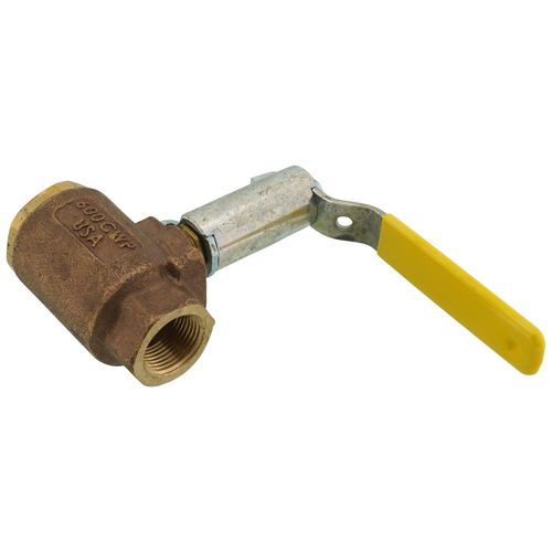 Main product image of 3/4" FNPT Full Port 2-Piece Ball Valve w/ Mounting Pad, Stainless Steel Ball & 2-1/4" Stem