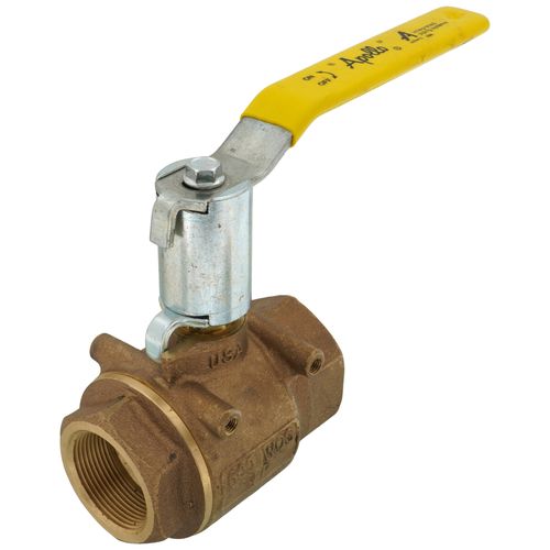Main product image of 1-1/2" FNPT Full Port 2-Piece Ball Valve w/ Mounting Pad, Stainless Steel Ball & 2-1/4" Stem