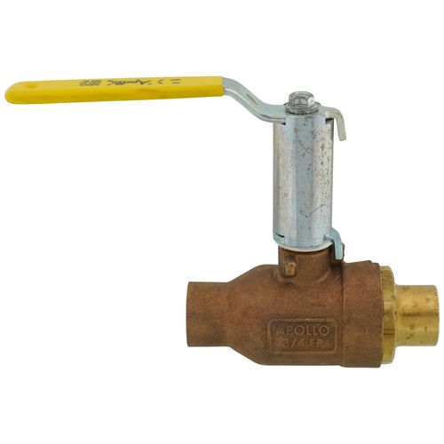 Main product image of 3/4" Solder Full Port 2-Piece Ball Valve w/ Stainless Steel Ball & 2-1/4" Stem