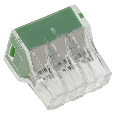 Wago 773-166 Push Wire Connector - 600V Clear, 6 Conductor, 50 Per Box