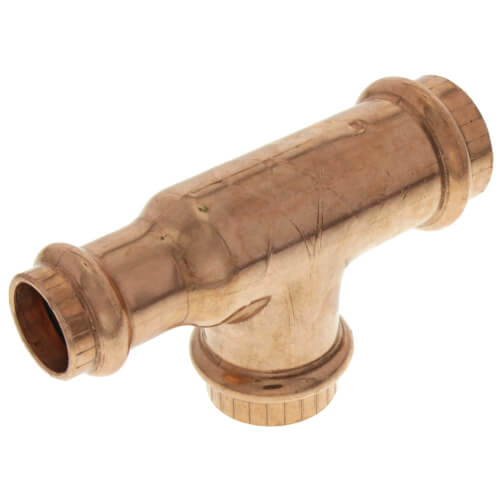 Main product image of 3/4" x 1/2" x 3/4" ProPress Copper Tee
