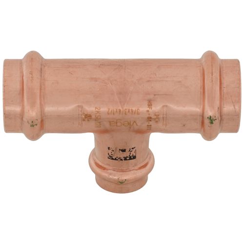 Main product image of 3/4" x 3/4" x 1/2" ProPress Copper Tee