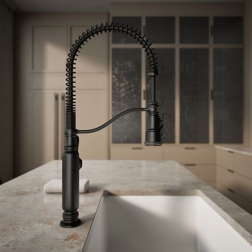 Main product image of Tournant Semi-Professional 1-Handle Pull Out Kitchen Faucet with Spray (Matte Black), K-77515-BL