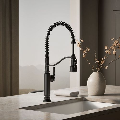 Main product image of Tournant Semi-Professional 1-Handle Pull Out Kitchen Faucet with Spray (Matte Black), K-77515-BL