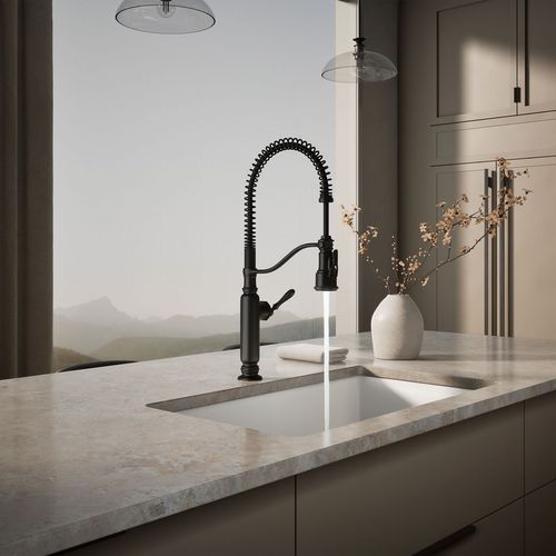 Main product image of Tournant Semi-Professional 1-Handle Pull Out Kitchen Faucet with Spray (Matte Black), K-77515-BL