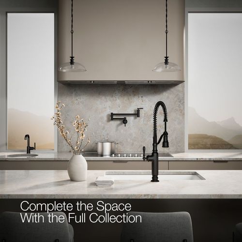 Main product image of Tournant Semi-Professional 1-Handle Pull Out Kitchen Faucet with Spray (Matte Black), K-77515-BL