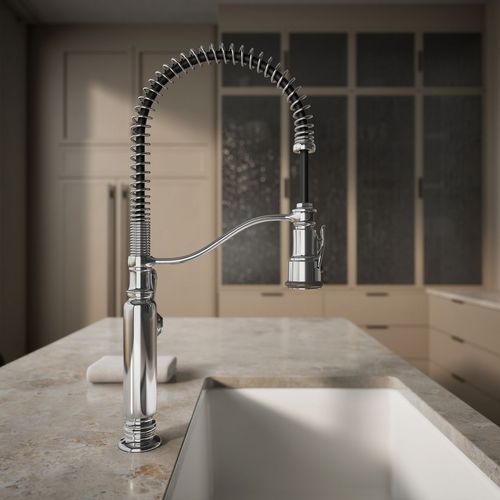 Main product image of Tournant Semi-Professional 1-Handle Pull Out Kitchen Faucet with Spray (Polished Chrome), K-77515-CP