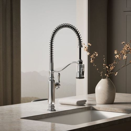 Main product image of Tournant Semi-Professional 1-Handle Pull Out Kitchen Faucet with Spray (Polished Chrome), K-77515-CP