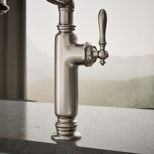 Main product image of Tournant Semi-Professional 1-Handle Pull Out Kitchen Faucet with Spray (Stainless Steel), K-77515-VS
