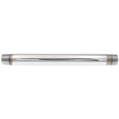 Main product image of 1/2" x 8" Chrome Brass Nipple (Lead Free)