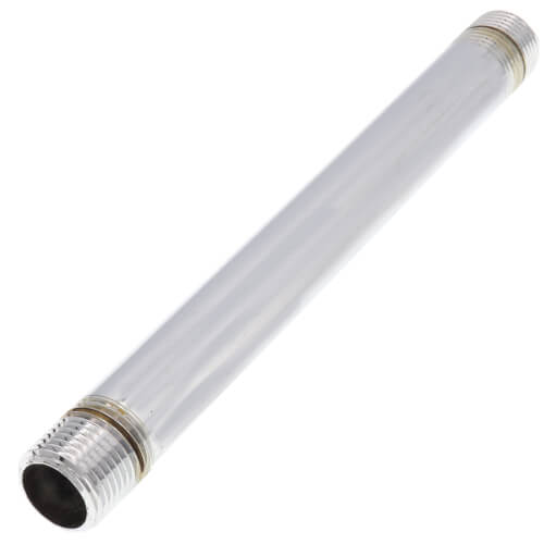 Main product image of 1/2" x 8" Chrome Brass Nipple (Lead Free)
