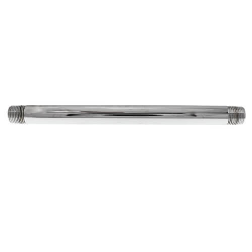 Main product image of 1/2" x 10" Chrome Brass Nipple (Lead Free)