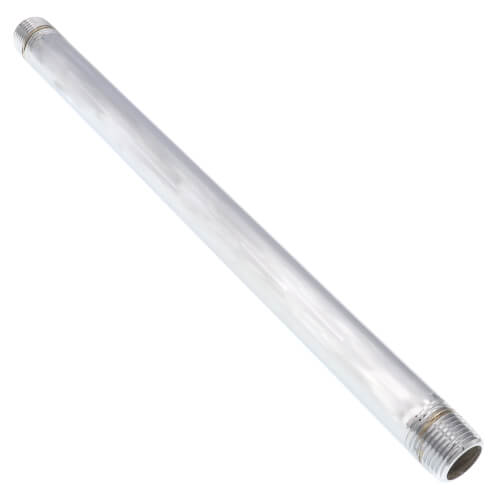 Main product image of 1/2" x 12" Chrome Brass Nipple (Lead Free)