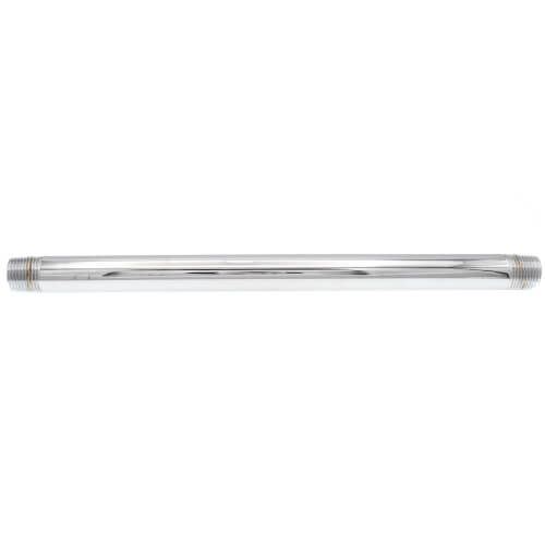 Main product image of 1/2" x 12" Chrome Brass Nipple (Lead Free)