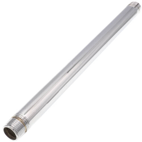 Main product image of 1/2" x 12" Chrome Brass Nipple (Lead Free)