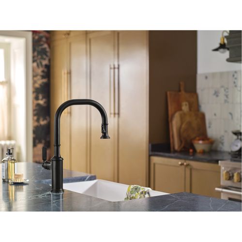Main product image of Smyth One-handle High Arc Pulldown Kitchen Faucet (Matte Black), 7770BL