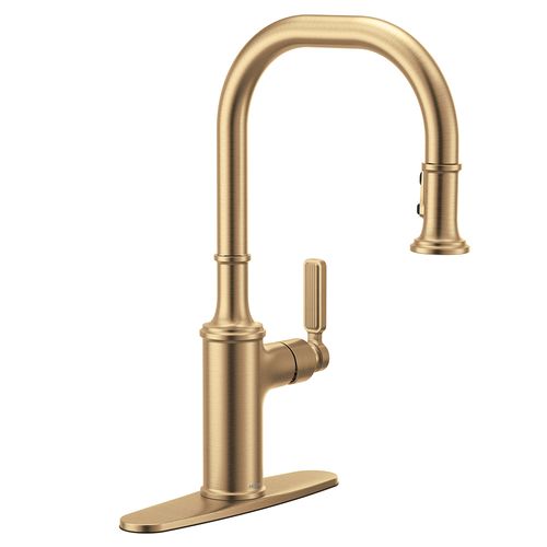 Main product image of Smyth One-handle High Arc Pulldown Kitchen Faucet (Bronzed Gold), 7770BZG