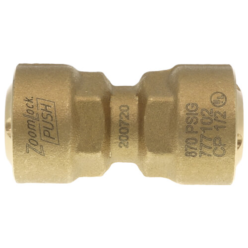 Main product image of 1/2" ZoomLock PUSH R410A Optimized Coupling (PZKP-C8-HNBR)