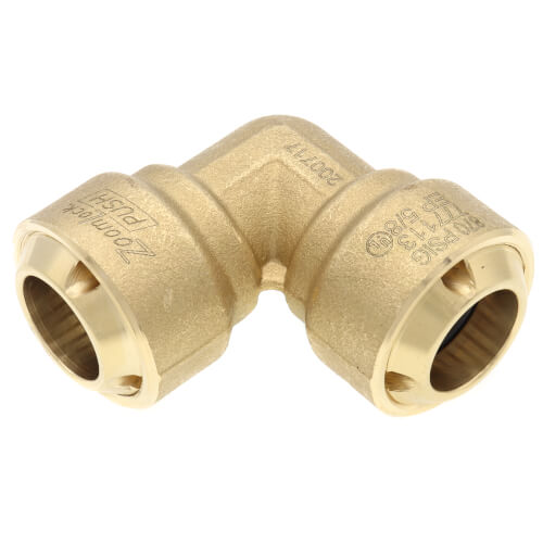 Main product image of 5/8" ZoomLock PUSH R410A Optimized 90-Degree Elbow (PZKP-90E10-HNBR)