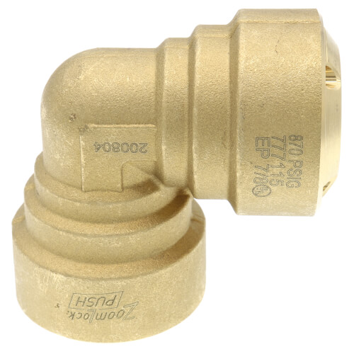 7/8" ZoomLock PUSH R410A Optimized 90-Degree Elbow (PZKP-90E14-HNBR)