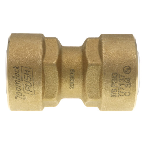 Main product image of 3/4" ZoomLock PUSH Removable Coupling (PZKPR-C12)