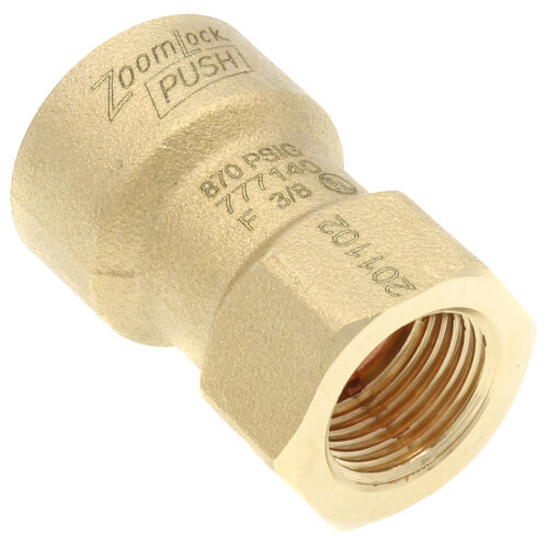 Main product image of 3/8" ZoomLock PUSH Removable SAE Flare Adapter (PZKPR-F6)