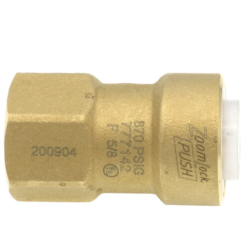 Main product image of 5/8" ZoomLock PUSH Removable SAE Flare Adapter (PZKPR-F10)