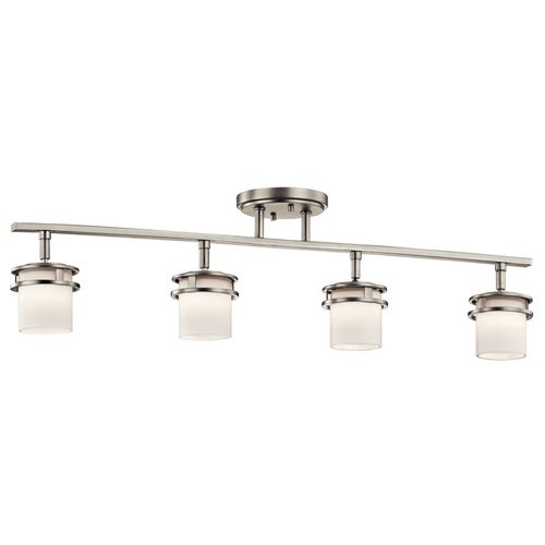 Main product image of Hendrik 30" 4 Light Rail Light w/ Satin Etched Cased Opal (Brushed Nickel)