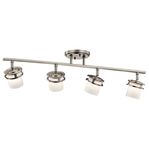 Main product image of Hendrik 30" 4 Light Rail Light w/ Satin Etched Cased Opal (Brushed Nickel)
