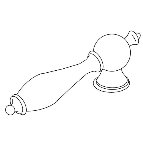Main product image of Lever Handle Assembly (Vibrant French Gold), K-77887-AF