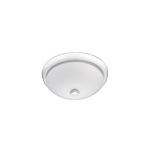 778WH Broan 778WH Model 778WH White Glass Globe Ceiling Fan (80 CFM)