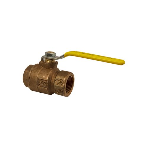 Main product image of 3/4" Threaded Bronze 2 Piece Full Port Ball Valve w/ 2-1/4" Stem Extension, 77C10404A