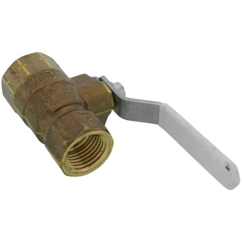 Main product image of 1/2" FNPT 77FLF-100 Series Brass Full Port 600# Brass Ball Valve (Lead Free)