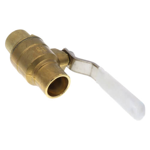 Main product image of 3/4" Sweat x 3/4" Sweat Full Port Solder Ball Valve w/ Stainless Steel Lever and Nut (Lead Free)