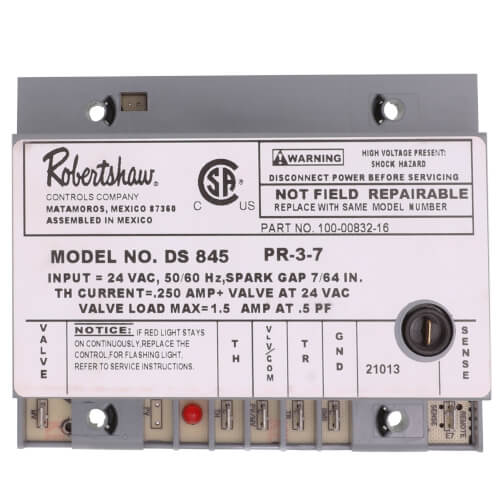 780511 Robertshaw 780511 Direct Spark Ignition Control w/ 7 Sec