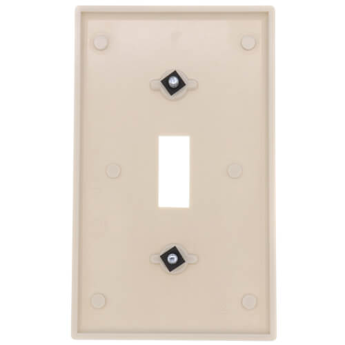 Main product image of 1-Gang Electrical Wall Plate, Toggle Switch (Light Almond)