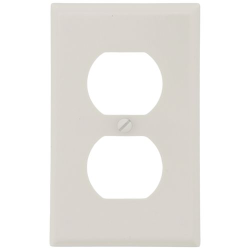 Main product image of 1-Gang Electrical Wall Plate, Duplex Receptacle (Light Almond)