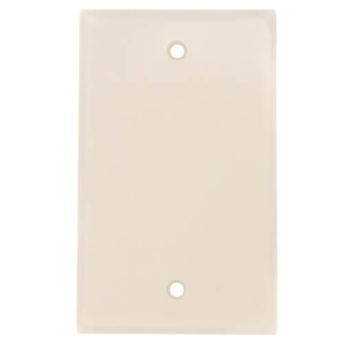 Main product image of 1-Gang No Device Blank Wall Plate, Box Mount (Light Almond)