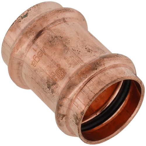 Main product image of 1" ProPress Copper Coupling w/ Stop