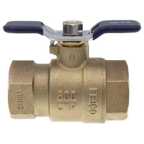 Main product image of 1" LF622FT Tapped Full Port Ball Valve (Lead Free)