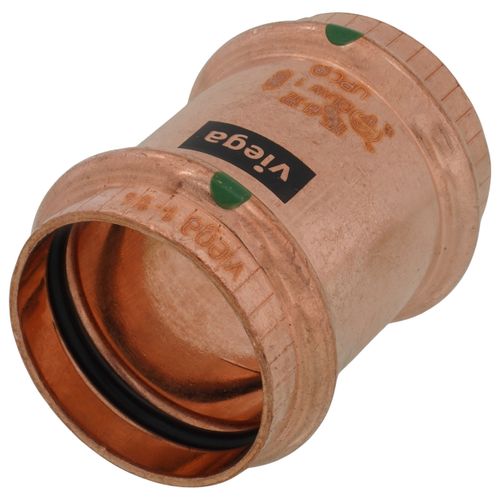 Main product image of 1-1/4" ProPress Copper Coupling - No Stop (Lead Free)