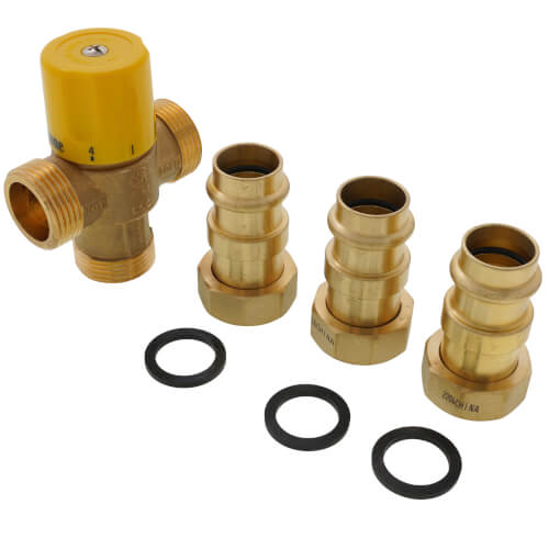 Main product image of 3/4" Pro Connect Press Mixing Valve w/ Check Valve, 150 PSI (Lead Free)