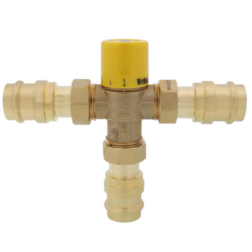 78204W stone 78204W 1" Pro Connect Press Mixing Valve w/ Check Valve, 150 PSI (Lead Free)