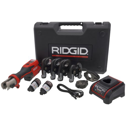 Main product image of RP 251 Press Tool Kit w/ Battery and Charger (Includes 1/2" to 1" MegaPress Jaws and 1/2" to 3/4" MegaPress Rings) and C1 Actuator